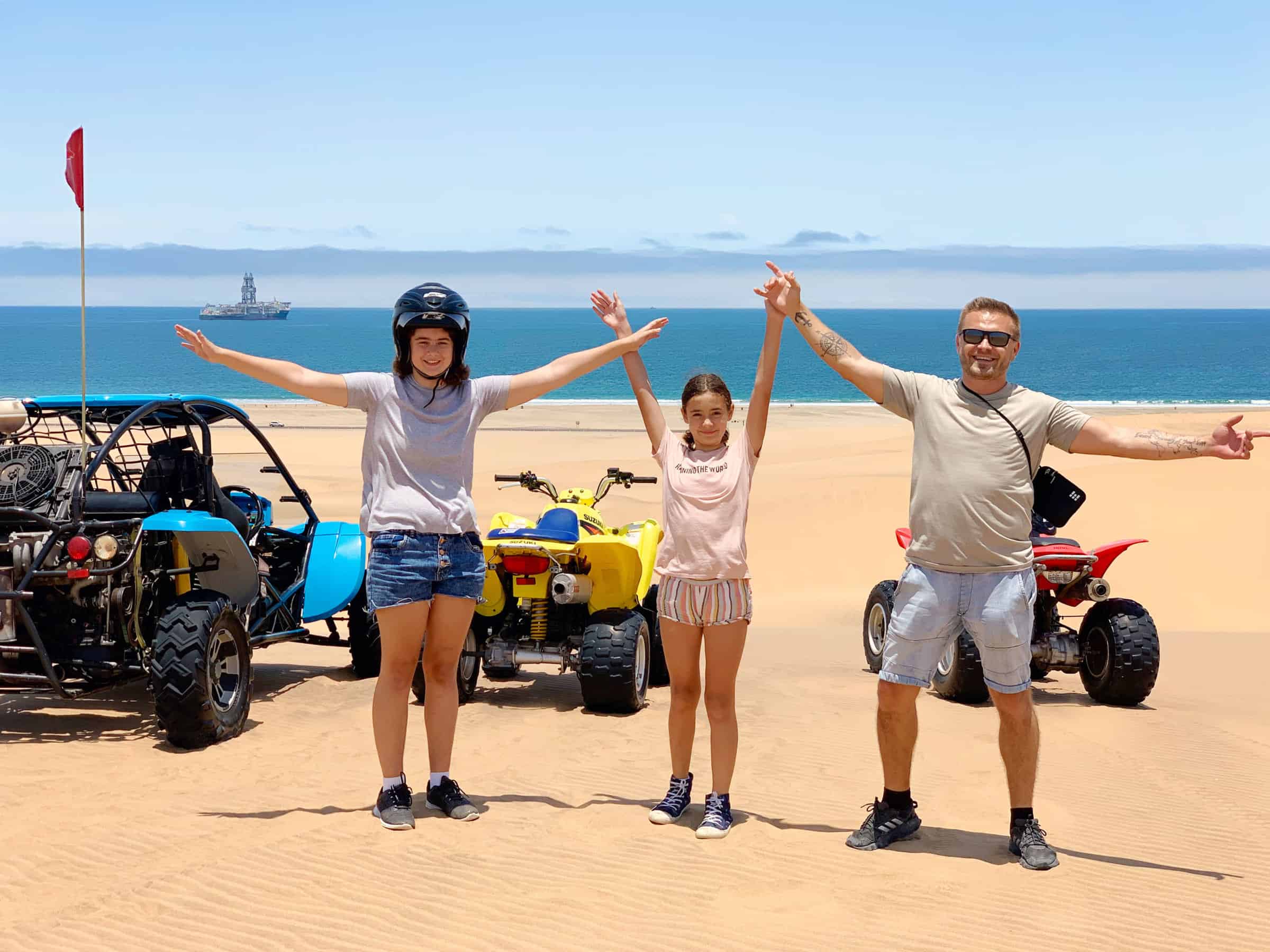 Fun Swakopmund activity desert quad bike