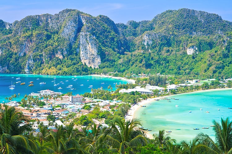 Koh Phi Phi from the top