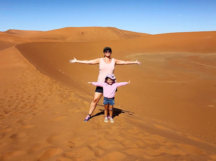 Visiting Sossusvlei with kids