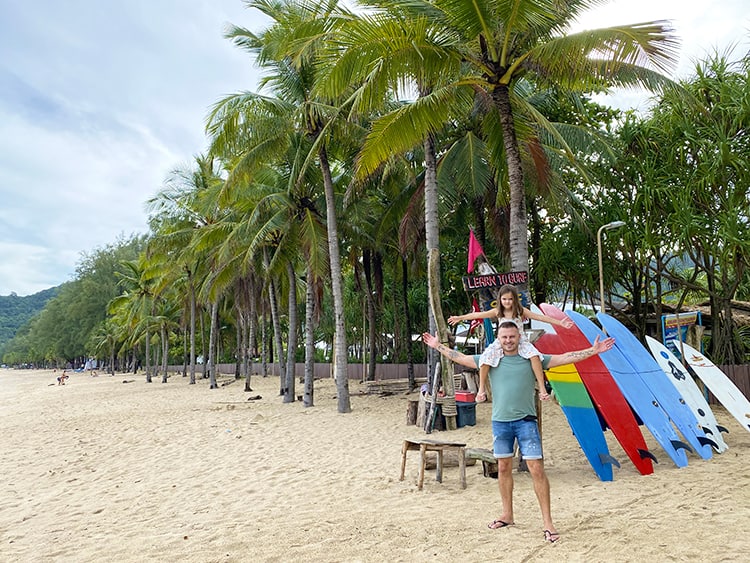 Sunwing Kamala Beach - Father and Daughter at the beach