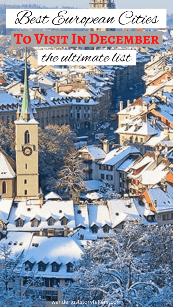 25 Best European Cities to Visit in December