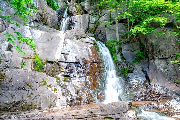 Buttermilk Falls in Lehigh Gorge State Park in Pennsylvania
