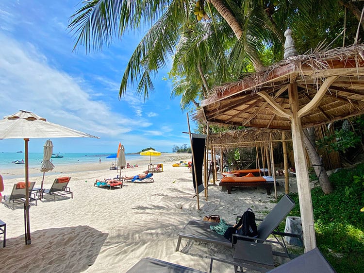 Choen Mon Beach in Koh Samui Thailand