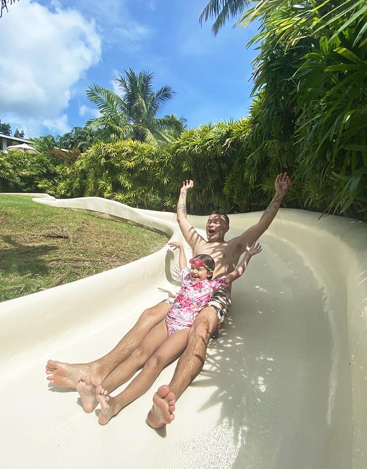 The Village Coconut Island Resort Review - Water Slide