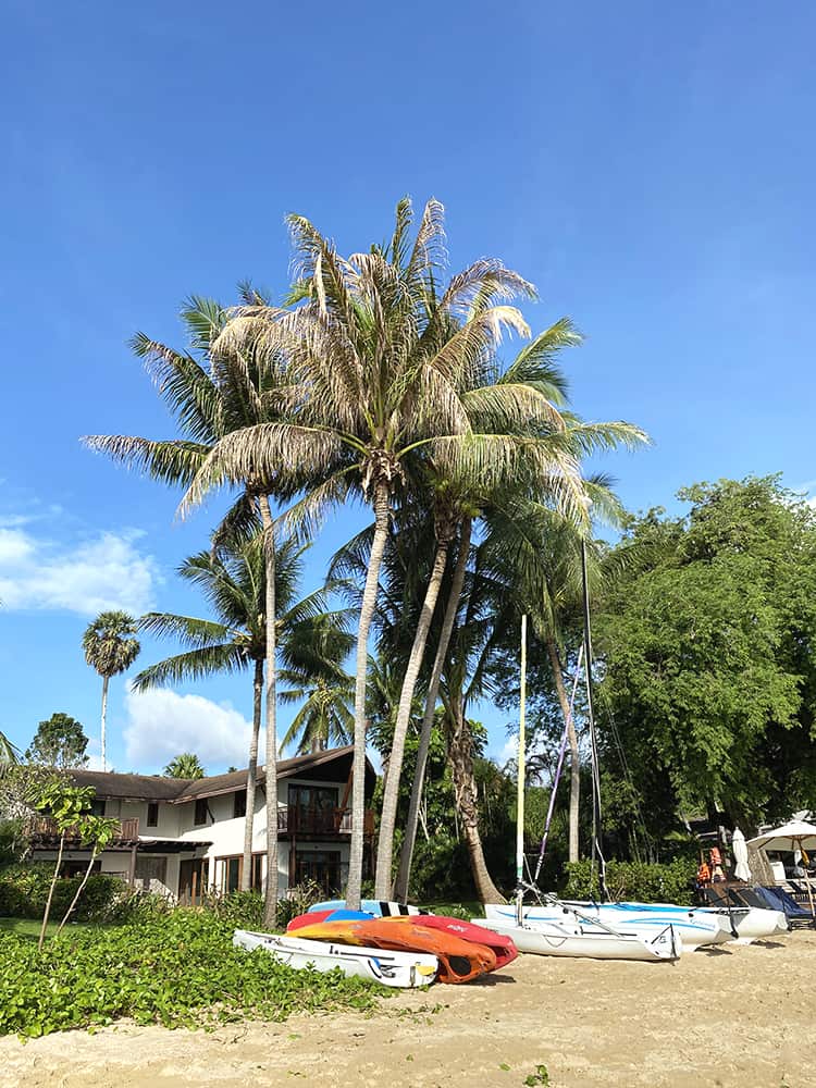 The Village Coconut Island Resort Review - water sports, kayaks, stand up paddle boards, katamarans