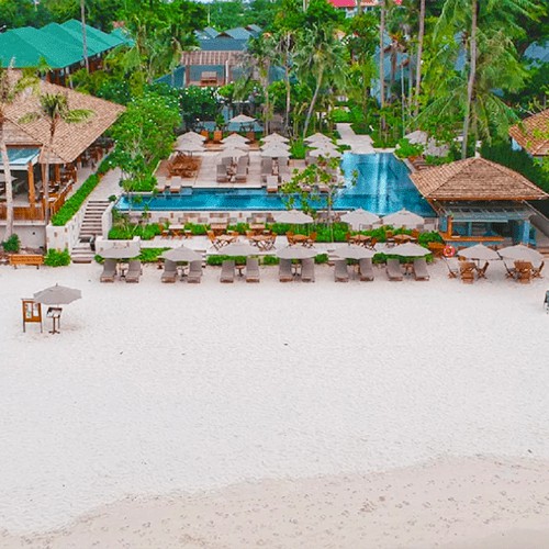 Best Koh Samui Family Resorts, Babana Fan Sea Hotel aerial view