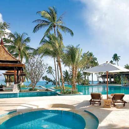 Melati Beach Resort and Spa Pool Area, Best hotels in Koh Samui