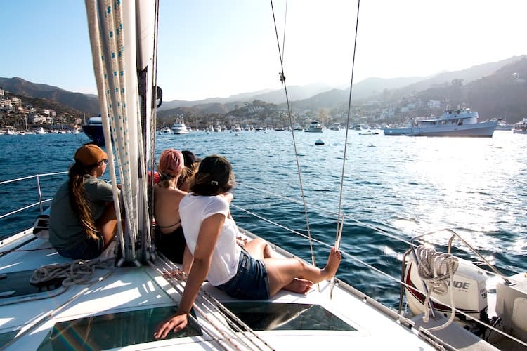 Sailing a Yatch in the BVI