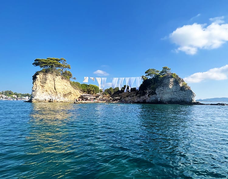 Places to visit in Zakynthos Greece - Cameo Island Boat trip