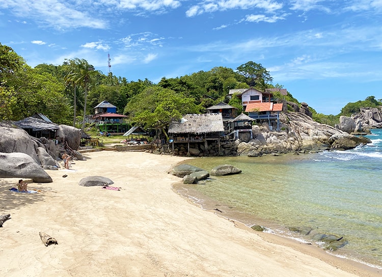 Top Beaches in Koh Tao Thailand - Sai Nuan Beach Koh Tao