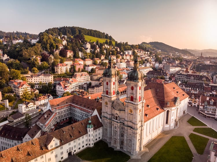 Abbey Cathedral St Gallen Switzerland