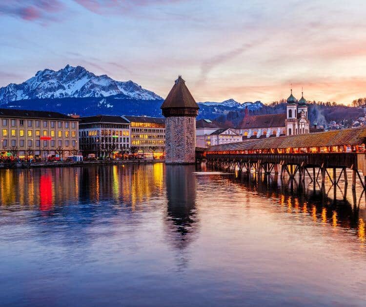 Chapel Bridge Lucerne Switzerland