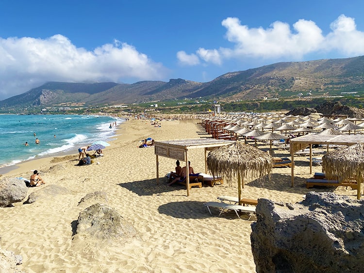 Family Holiday to Crete, Greece, best things to do in Chania, Falasarna Beach