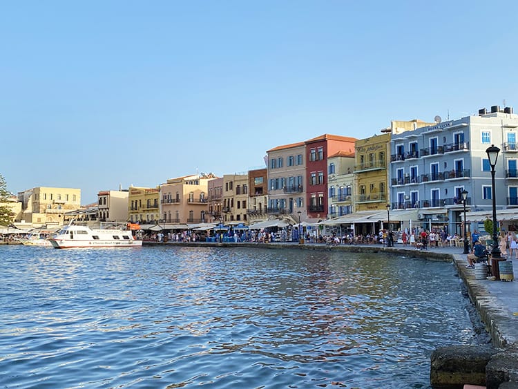 Family Holiday to Crete in Greece, Chania Venetian Harbour
