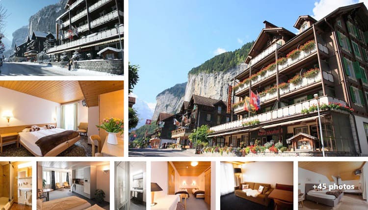 Hotel Oberland in Lauterbrunnen in Switzerland