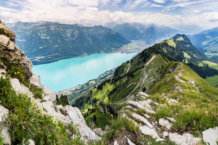 Interlaken Kulm trail in Summer