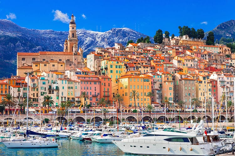 Menton in France