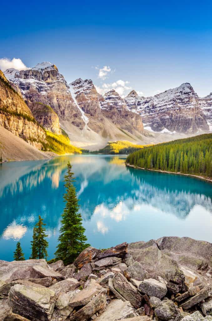 Moraine Lake in Canada Rocky Mountain