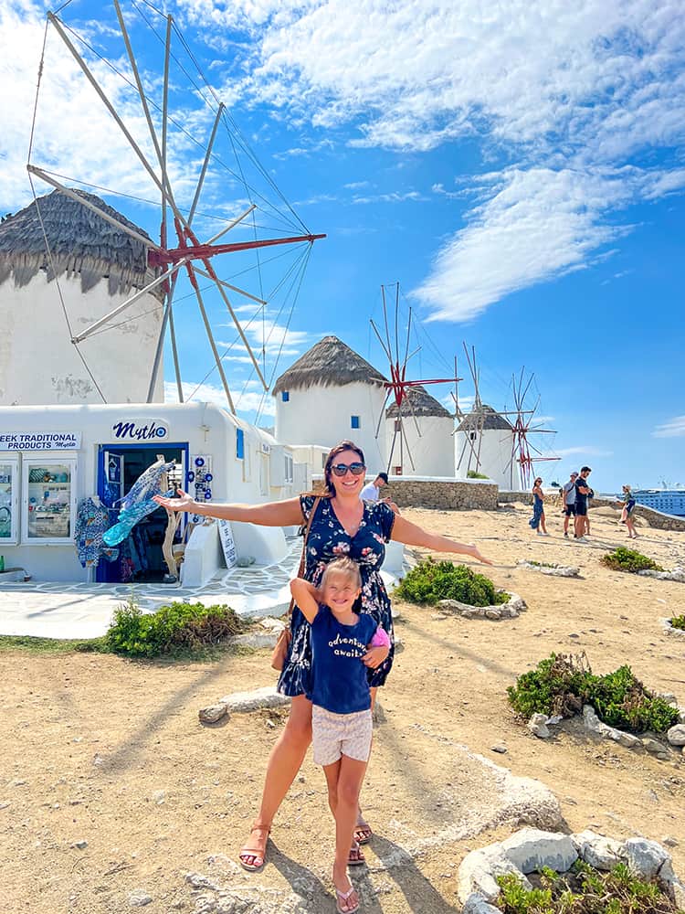 Windmills in Mykonos