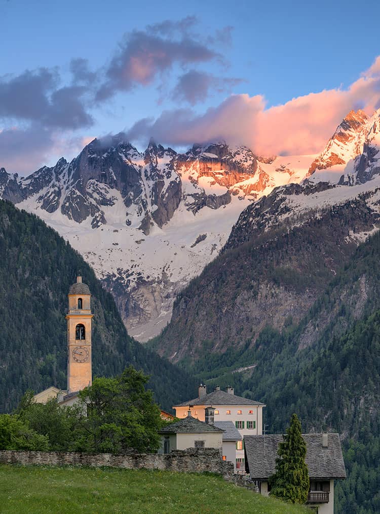 Views over Soglio - one of the Prettiest Villages in Switzerland
