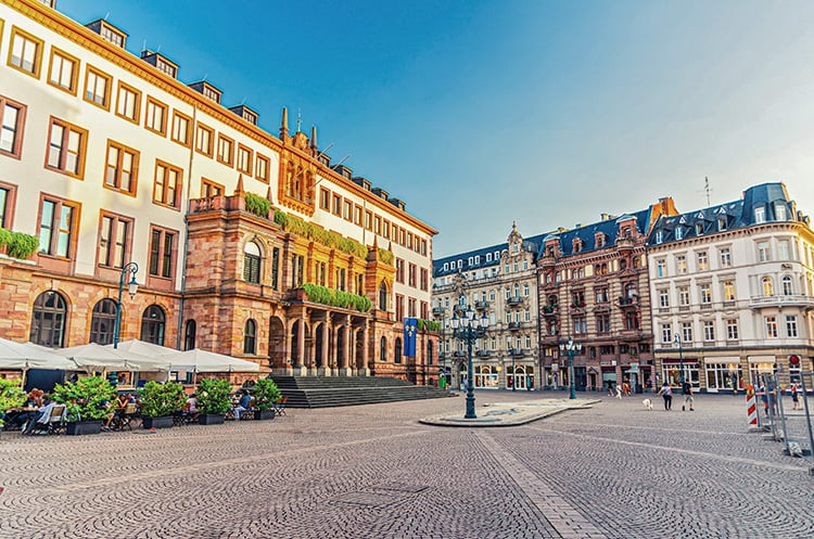 Wiesbaden City Palace in Germany