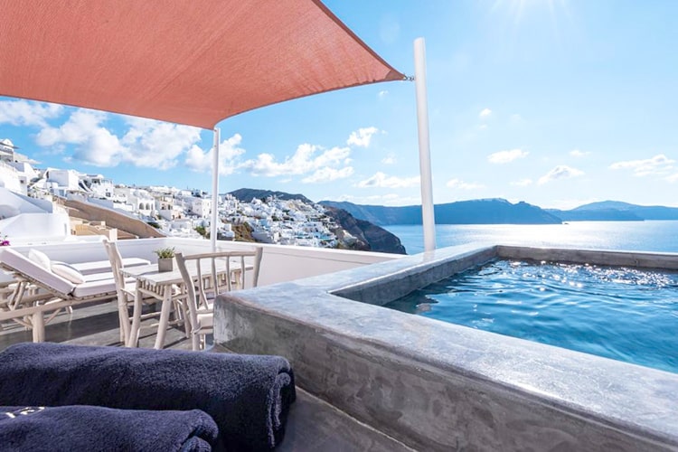 Andronis Luxury Suites, best hotels in Santorini with Private Pool, private pool