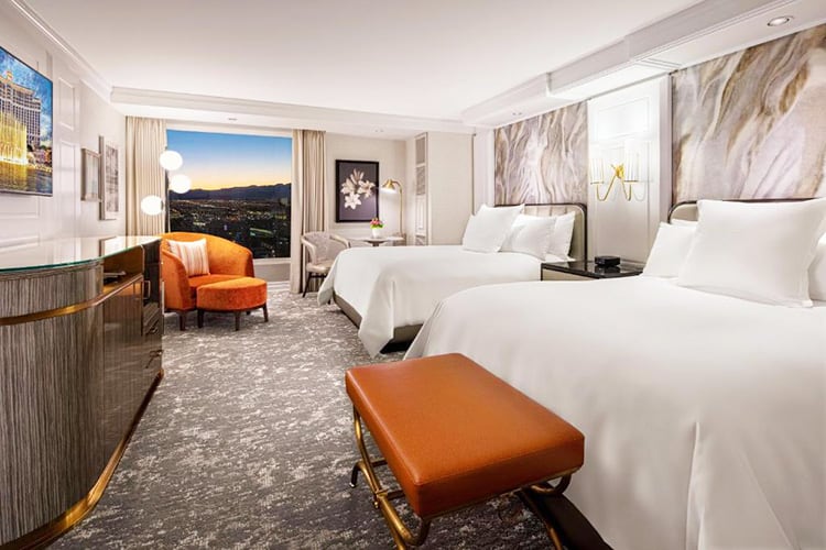Bellagio Las Vegas, USA, family rooms with two beds