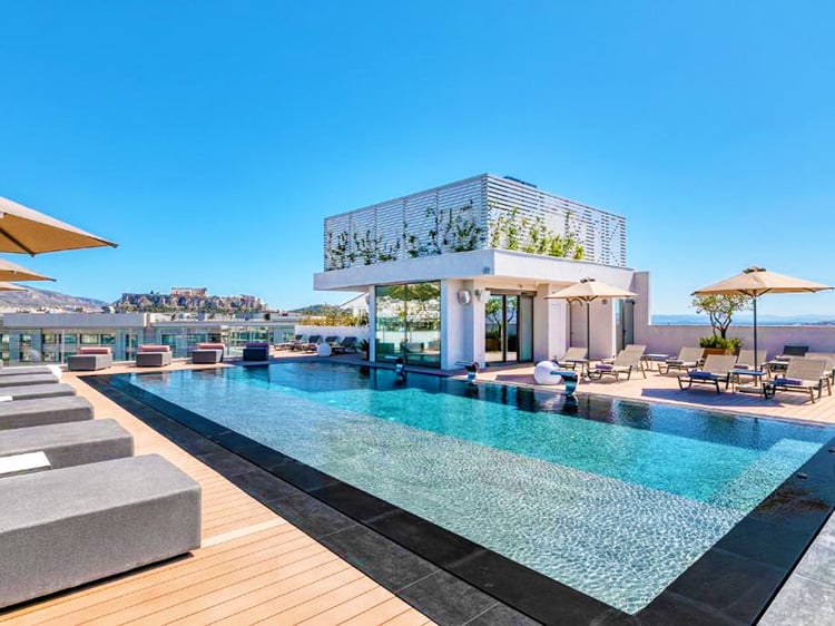 Best Athens Hotels with a Rooftop Pools