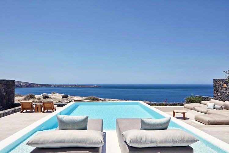 Canaves Oia Epitome, Santorini Hotels with Private Pool, pool view