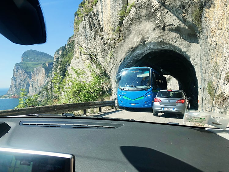 Driving around Lake Garda