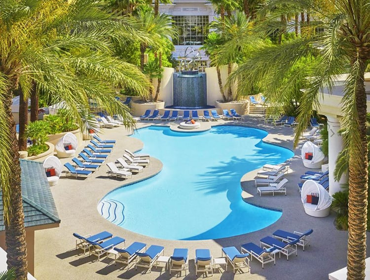 Four Seasons Hotel Las Vegas, Nevada, USA, pool area