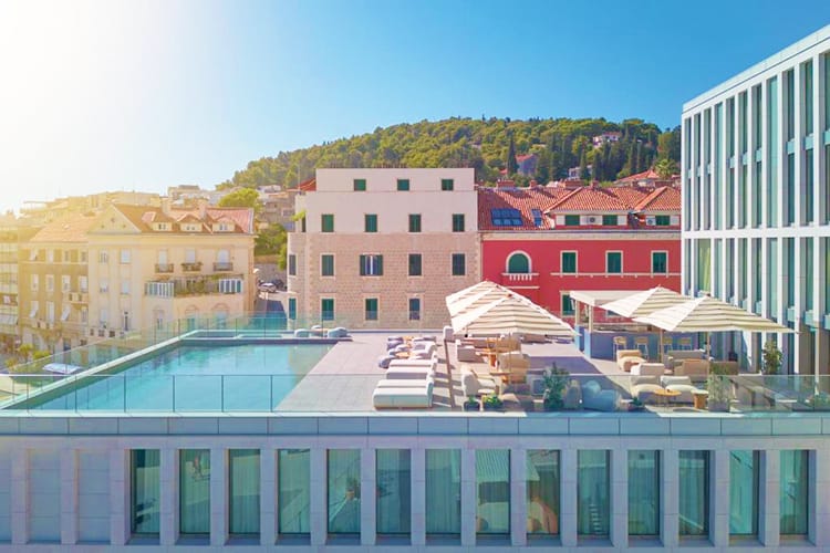 Hotel Ambasador Split Croatia, Luxury hotels in Split with a rooftop pool