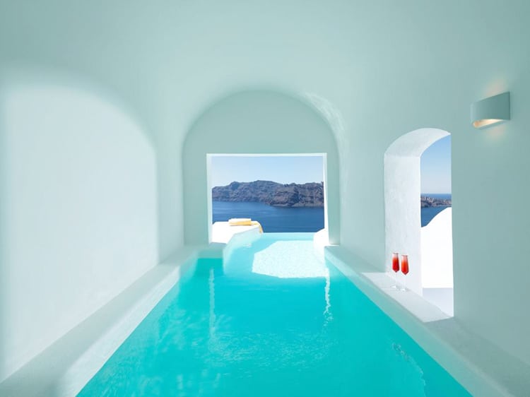 Katikies Hotel, best hotels in Santorini Greece with private pools, private pool