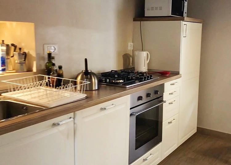 Kitchen in our VRBO in Italy 