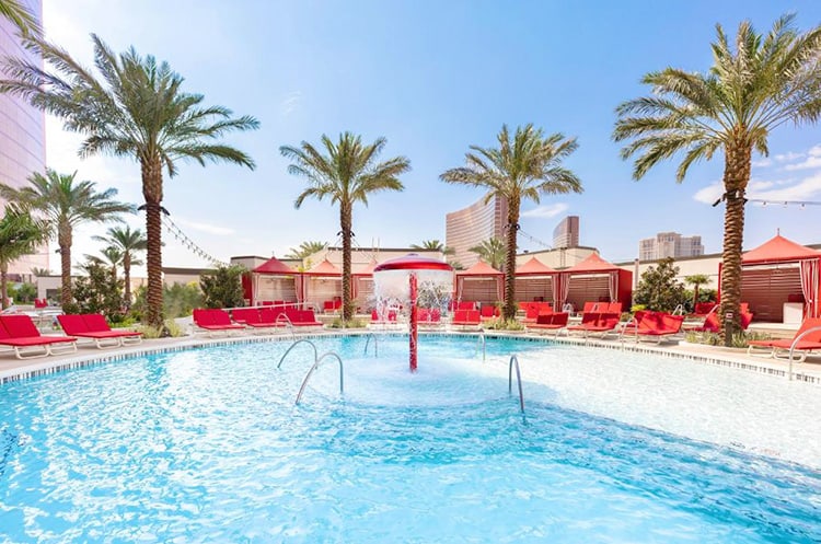 Las Vegas Hilton at Resorts Worlds, Nevada, USA, pool