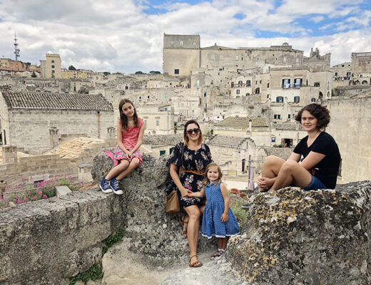 Matera in Europe with a toddler