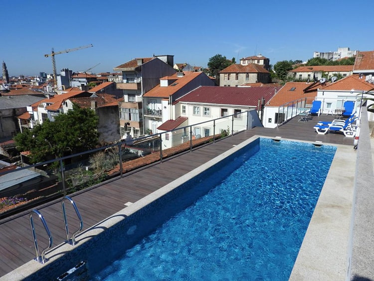 Porto Náutico & Spa hotel with a pool in Porto