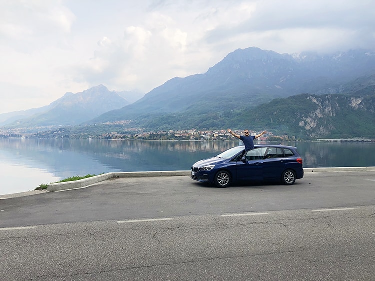 Renting a car in Como Italy