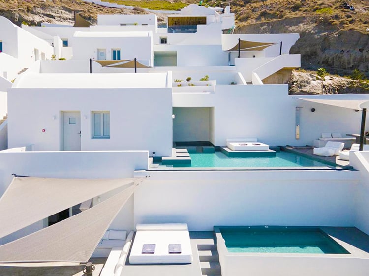 Santonero - The Philoxenia Project, Best hotels in Santorini with a private pool, pools