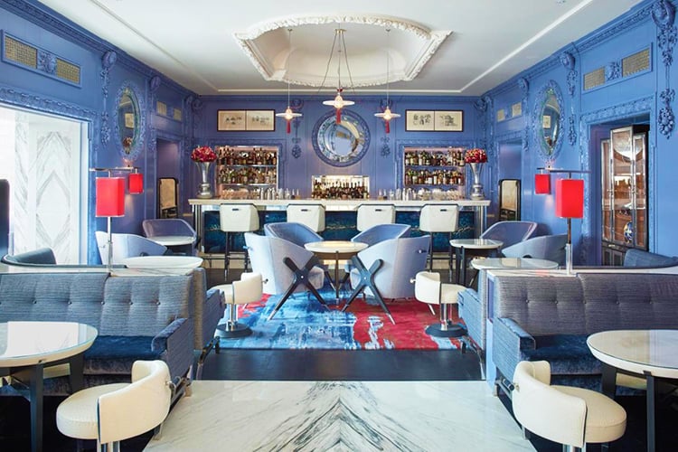 The Berkeley Hotel in London, UK, best London Hotels with Rooftop Pools, bar