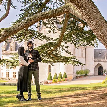 photoshoot in Amboise Castle Loire Valley