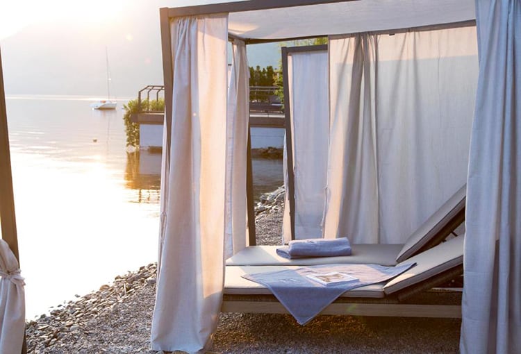 Filario Hotel & Residences, best Lake Como luxury hotels, beach