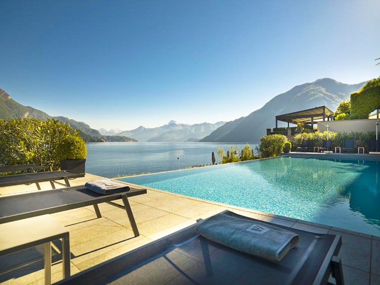 Filario Hotel & Residences, best Lake Como luxury hotels, pool