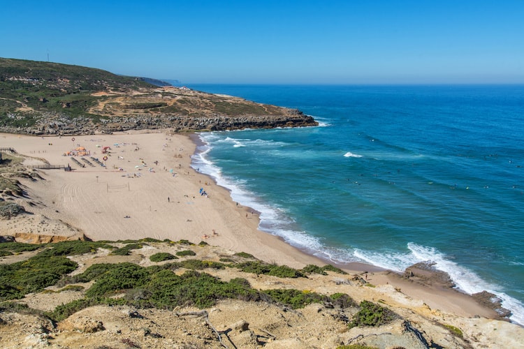 Foz do Lizandro beach in Ericeira, Portugal.