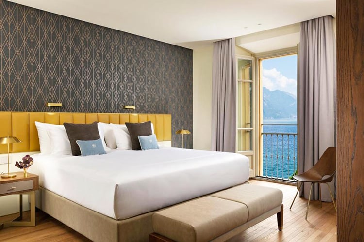 Grand Hotel Victoria Concept & Spa, Best Rated Lake Como Luxury Hotels, bedroom