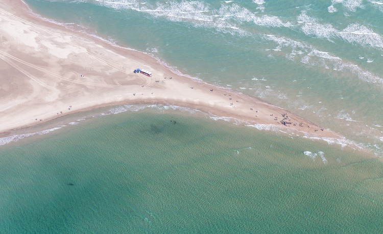 Grenen Beach in Skagen Denmark