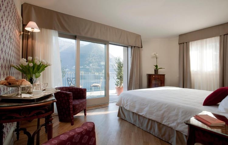 Hotel Villa Flori luxury suite lake como