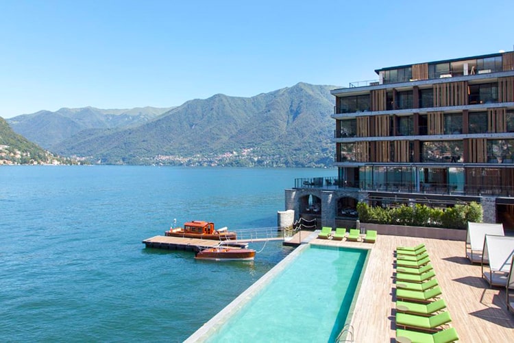 Il Sereno Lago Di Como, Best Luxury hotel in Lake Como, Italy, pool and hotel