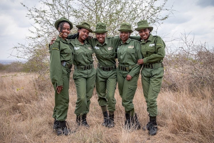 Kenya conservation team