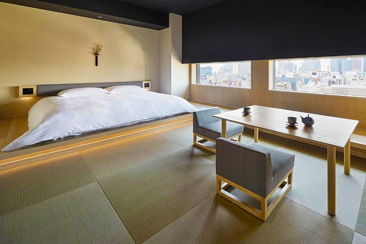 Onsen Ryokan Yuen Shinjuku, best hotels in Tokyo with an onsen, bedroom